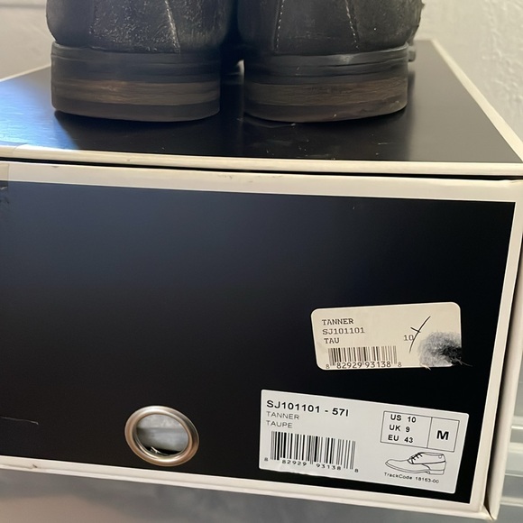 Men’s 7 For all Mankind grey suede Tanner boots.  Size US 10 - Picture 5 of 5